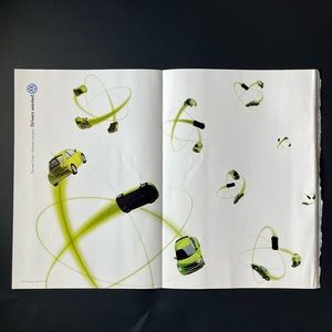 Original Vintage Print Ad 8.5x11 VW